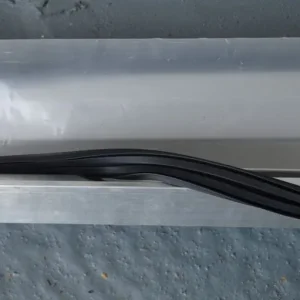 2 x 5m white PVC capped glazing bars (snap down bars) - Image 5