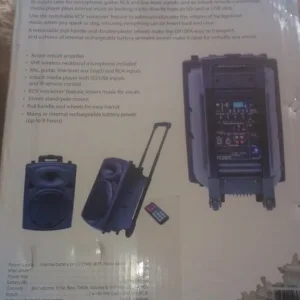 QTX QR10PA PORTABLE PA UNIT WITH 10" SPEAKER - Image 2