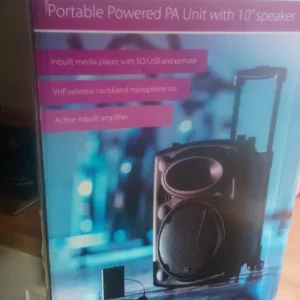 QTX QR10PA PORTABLE PA UNIT WITH 10" SPEAKER