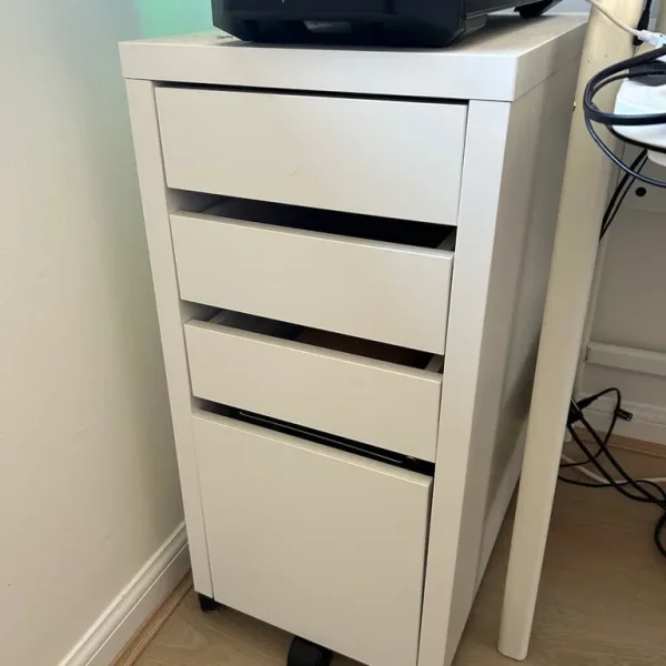 Ikea Micke office storage unit with drawers