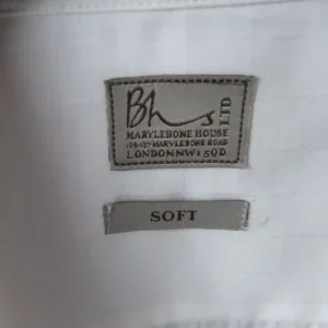Extra Large Mens White Soft Shirt by BHS - Image 2