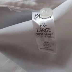 Extra Large Mens White Soft Shirt by BHS - Image 3