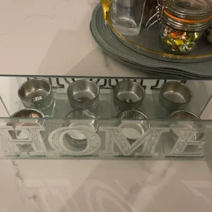 silver home candle holder set - Image 2
