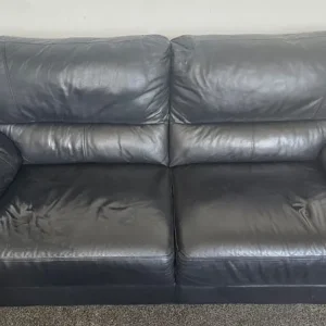 3 Seater Leather Sofa - Image 3