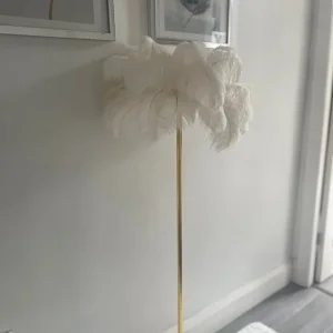 Floor lamp orchid feather