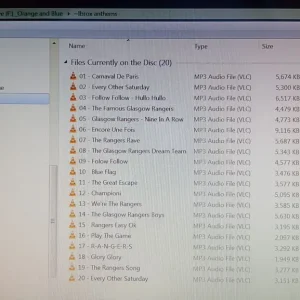 Orange - Rangers - Loyalist - Over 30 hours of music and tunes - MP3's on DVD disc - Image 7