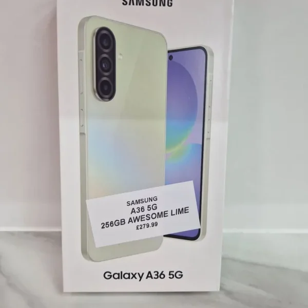 Samsung A36 Awesome Lime 256GB Unlocked with Warranty