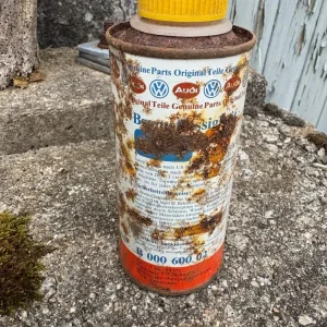 Antique blowtorch, tins, ironing board and other odds and ends - Image 5
