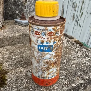 Antique blowtorch, tins, ironing board and other odds and ends - Image 6