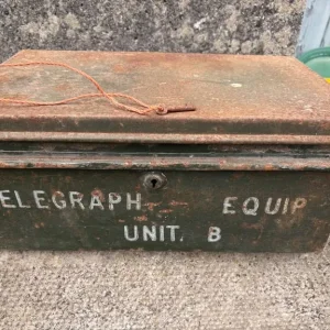 Antique blowtorch, tins, ironing board and other odds and ends - Image 7