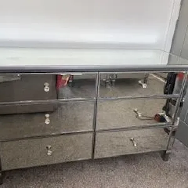 2 Bedroom Side Cabinets with 2 Sets of Drawers