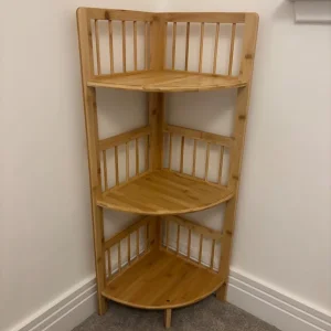 Wooden Corner Shelves / Shelving Unit