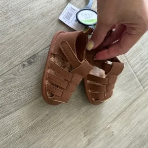 Baby Brown Summer Shoes Matalan 6-9 Months - Image 4