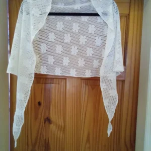 White Lacy Shawl