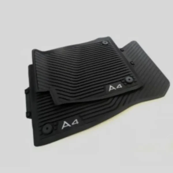 Audi A4 rubber mats, boot liner, and cargo net