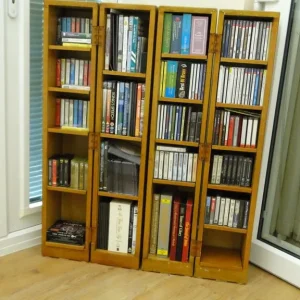 Wooden DVD and CD Storage Cabinet - Image 2