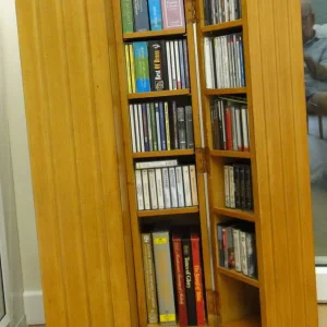 Wooden DVD and CD Storage Cabinet - Image 3