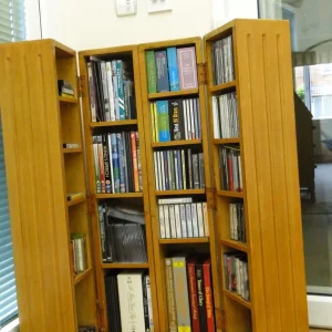 Wooden DVD and CD Storage Cabinet - Image 4