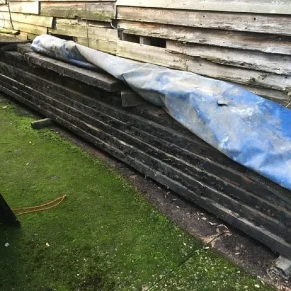 Reclaimed Pitch Pine Boards 70mm 24cm and 34cm