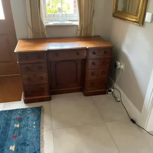 Antique Mahogany Desk - Image 2