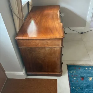 Antique Mahogany Desk - Image 4