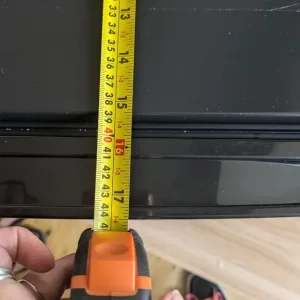 Small black freezer with two shelves - Image 2