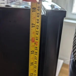 Small black freezer with two shelves - Image 3
