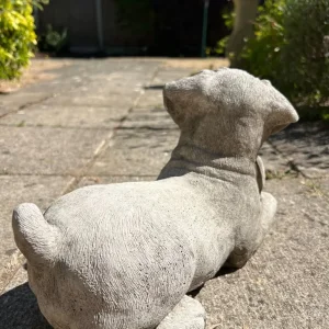 Stone Puppy Garden Ornament - Image 3