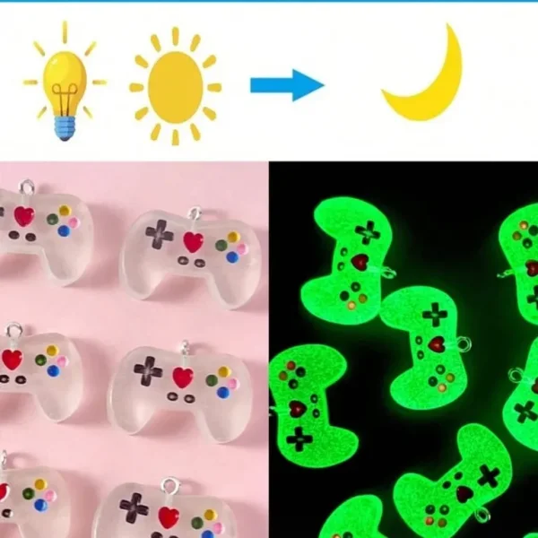 9-Piece Glow-in-the-Dark DIY Pendant Set