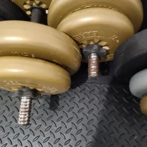 Dumbbells (62 plates and 10 bars) - Image 3