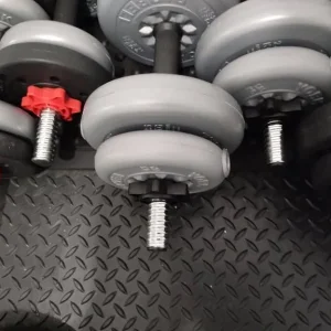 Dumbbells (62 plates and 10 bars) - Image 4