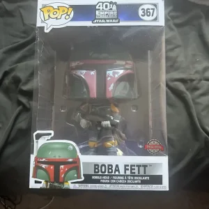 Jumbo Funko pops, Boba Fett and The Mandalorian