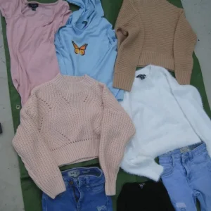 9 Similar Size Tops, Skirt and Jeans for a 10/11 Year Old - Image 2