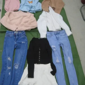 9 Similar Size Tops, Skirt and Jeans for a 10/11 Year Old - Image 4