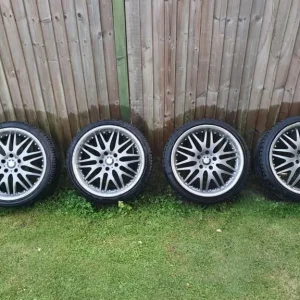 BMW 3 E-46 4x Alloy Wheels with Tyres 235/35 ZR19