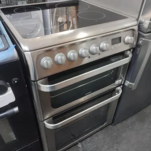 STAINLESS STEEL HOTPOINT ULTIMA 60CM FREESTANDING ELECTRIC COOKER - Image 7