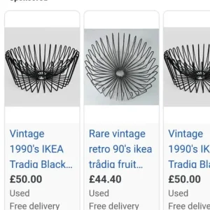 Vintage 90's Ikea Ehlen Johansson Fruit Bowl - Image 2