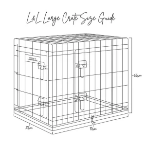 Large Heavy Duty Silver Dog Crate – Lords & Labradors - Image 5