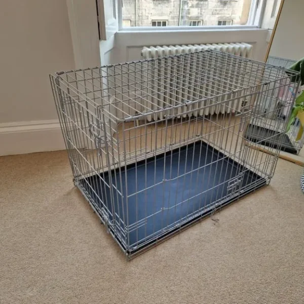 Large Heavy Duty Silver Dog Crate – Lords & Labradors
