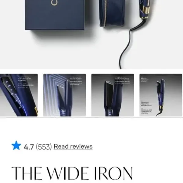 Cloud 9 midnight blue straighteners