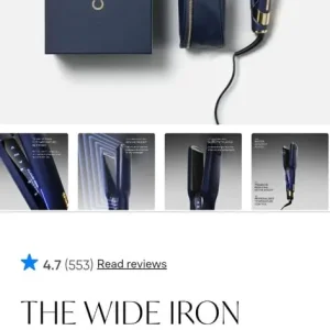 Cloud 9 midnight blue straighteners