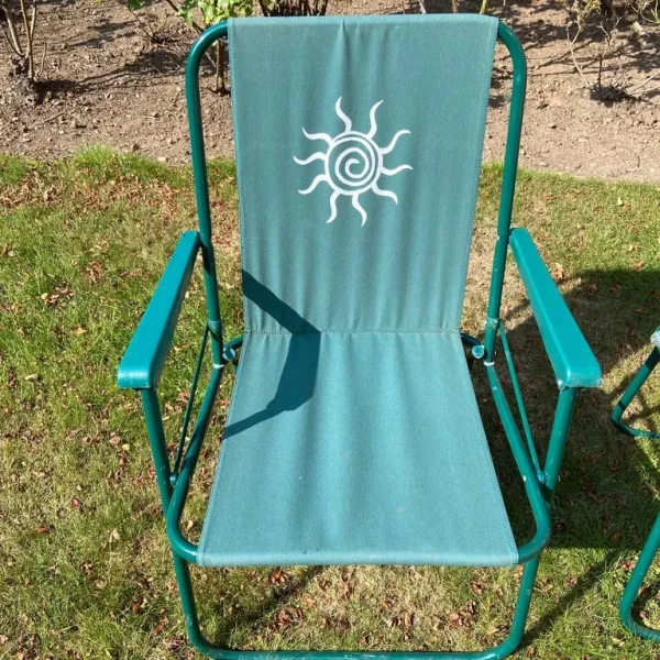 Pair of garden chairs