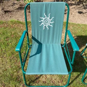 Pair of garden chairs