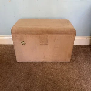 Beige Ottoman with Padded Seat - Image 4