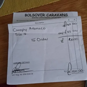 Caravan canopy used - Image 3