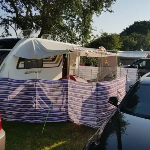 Caravan canopy used