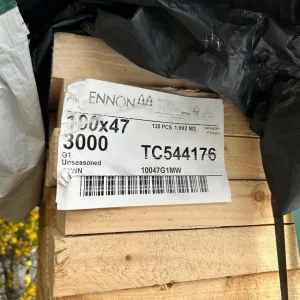 47x100x3000mm Whitewood Sawn UNTREATED Timber - Packs of 120