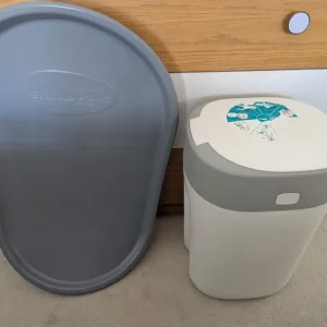 Nappy changing mat and nappy bin