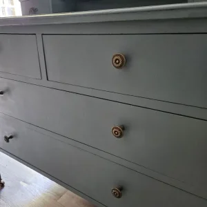 Upcycled Green Vanity Dressing Table - Image 2