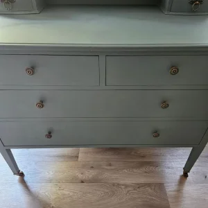 Upcycled Green Vanity Dressing Table - Image 6